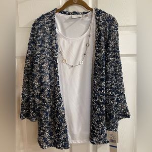 Alfred Dunner Dress Top Size Womens XL